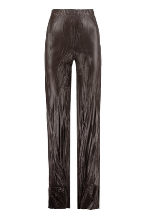 Stretch fabric trousers-0